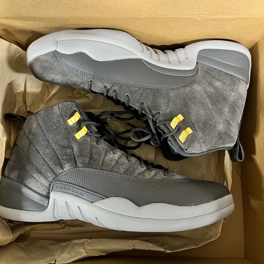 Air Jordan Dark Grey 12 Mens Sz-12